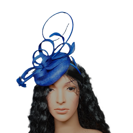 Royal Blue Ladies Fascinator Headband
