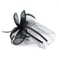 Black Ladies Races Weddings Party Fascinator Headband