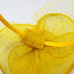 Yellow Ladies Races Weddings Party Fascinator Headband