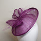 Purple Ladies Occasions Races Weddings Fascinator Headband