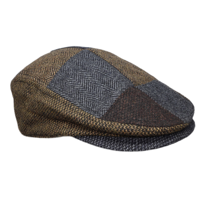 Spring Summer Flat Cap Patchwork Style  1160