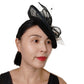 Black Ladies Fascinator Headband for church funerals