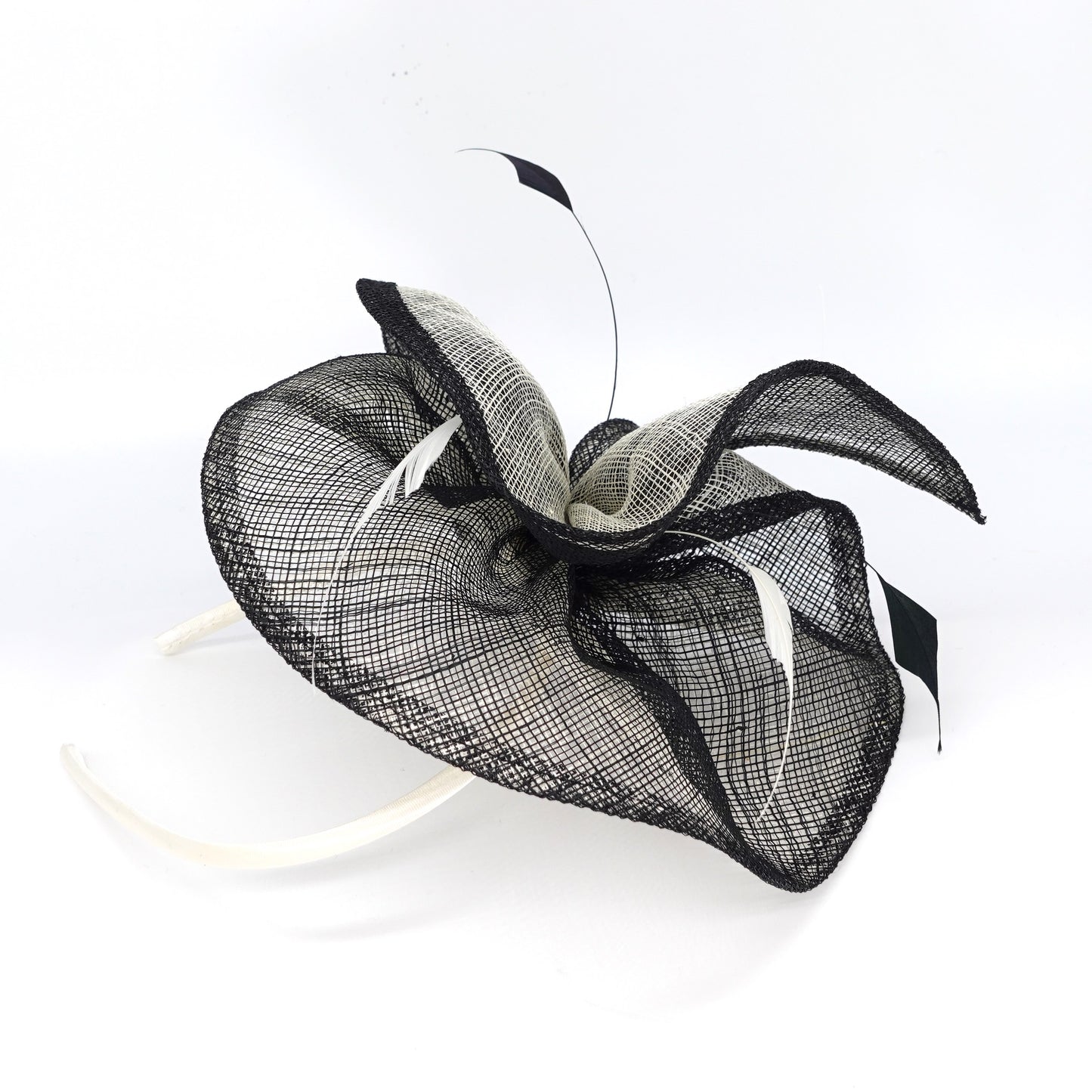 Black Ladies Occasions Races Weddings Fascinator Headband